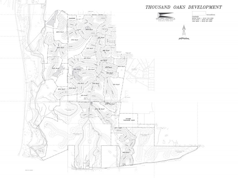 Neighborhood Map Thousand Oaks Homes Association 3721